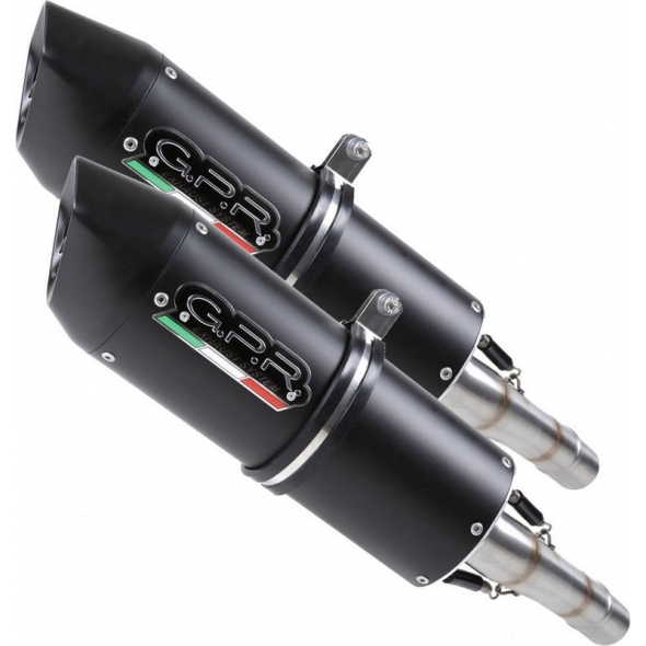 GPR Exhaust GPR Original For Kawasaki Z 1000 Sx 2017/19 E4 Pair Homologated Slip-On Exhaust Furore Evo4 Nero | K.158.E4.FUNE | gpr_K-158-E4-FUNE | euronetbike-net