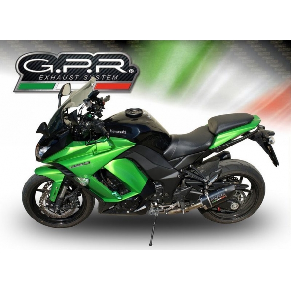 GPR Exhaust GPR Original For Kawasaki Z 1000 Sx 2017/19 E4 Pair Homologated Slip-On Exhaust Furore Evo4 Nero | K.158.E4.FUNE | gpr_K-158-E4-FUNE | euronetbike-net