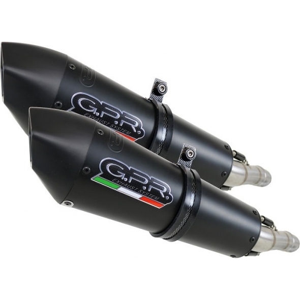 GPR Exhaust GPR Original For Kawasaki Z 1000 Sx 2017/19 E4 Pair Homologated Slip-On Exhaust Gpe Ann.Black Titanium | K.158.E4.GPAN.BLT | gpr_K-158-E4-GPAN-BLT | euronetbike-net