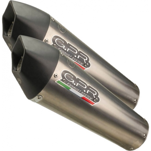 GPR Exhaust GPR Original For Kawasaki Z 1000 Sx 2017/19 E4 Pair Homologated Slip-On Exhaust Gp Evo4 Titanium | K.158.E4.GPAN.TO | gpr_K-158-E4-GPAN-TO | euronetbike-net