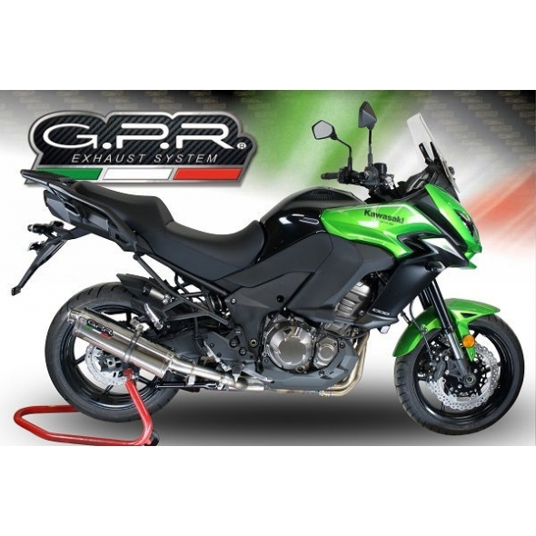 GPR Exhaust GPR Original For Kawasaki Versys 1000 I.E. 2017/18 E4 Homologated Slip-On Exhaust Trioval | K.175.TRI | gpr_K-175-TRI | euronetbike-net