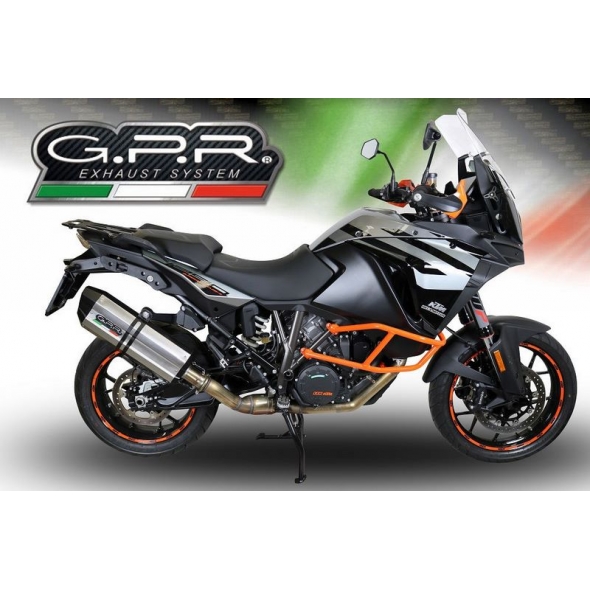 GPR Exhaust GPR Original For Ktm Lc 8 1290 Super Adv 2017/20 E4 Homologated Slip-On Exhaust Sonic Titanium | KTM.55.2.SOTIT | gpr_KTM-55-2-SOTIT | euronetbike-net
