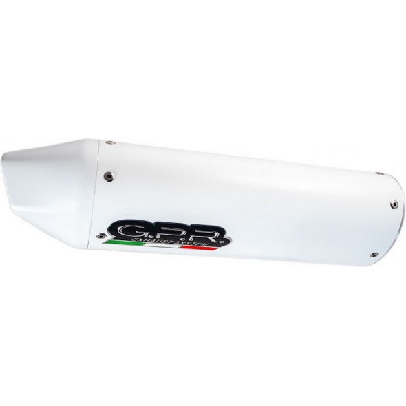 GPR Exhaust GPR Original For Mv Agusta F3 675 2012/16 E3 Homologated Slip-On Exhaust Catalized Albus Ceramic | MV.5.CAT.ALB | gpr_MV-5-CAT-ALB | euronetbike-net