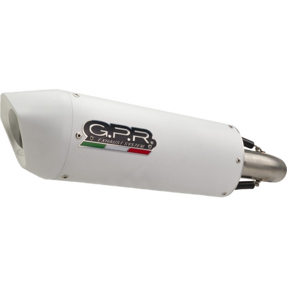 GPR Exhaust GPR Original For Mv Agusta F3 675 2012/16 E3 Homologated Slip-On Exhaust Catalized Albus Ceramic | MV.5.CAT.ALB | gpr_MV-5-CAT-ALB | euronetbike-net