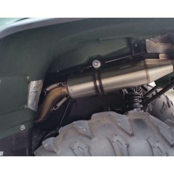 GPR Exhaust GPR Original For Yamaha Grizzly 700 2007/12 Homologated Slip-On Exhaust Deeptone Atv | QUSP.158.DE | gpr_QUSP-158-DE | euronetbike-net