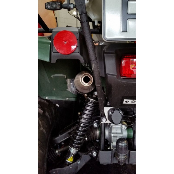 GPR Exhaust GPR Original For Yamaha Grizzly 700 2007/12 Homologated Slip-On Exhaust Deeptone Atv | QUSP.158.DE | gpr_QUSP-158-DE | euronetbike-net