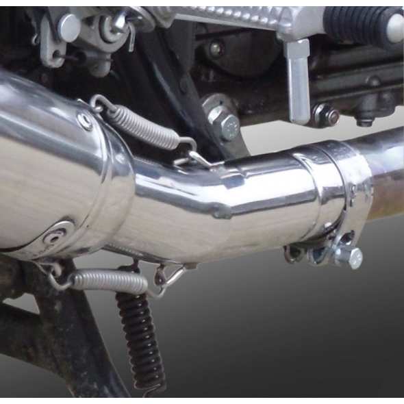 GPR Exhaust GPR Original For Royal E. Continental Gt 535 2014/16 Homologated Slip-On Exhaust Catalized Deeptone Inox | ROY.1.DE | gpr_ROY-1-DE | euronetbike-net