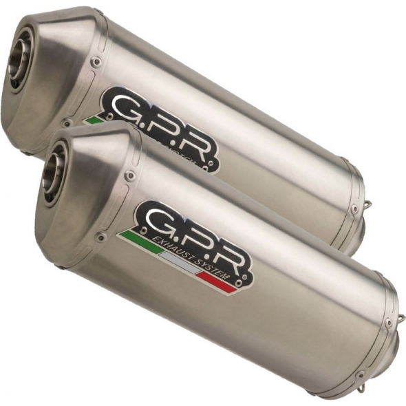 GPR Exhaust GPR Original For Suzuki Gsx-R 1000 K9 2009/11 Pair Homologated Slip-On Exhaust Satinox | S.158.SAT | gpr_S-158-SAT | euronetbike-net