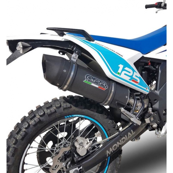 GPR Exhaust GPR Original For Um Motorcycles Dsr Adventure Tt 125 2018/20 E4 Homologated Slip-On Exhaust Catalized Furore Evo4 Nero | UM.3.CAT.FUNE | gpr_UM-3-CAT-FUNE | euronetbike-net