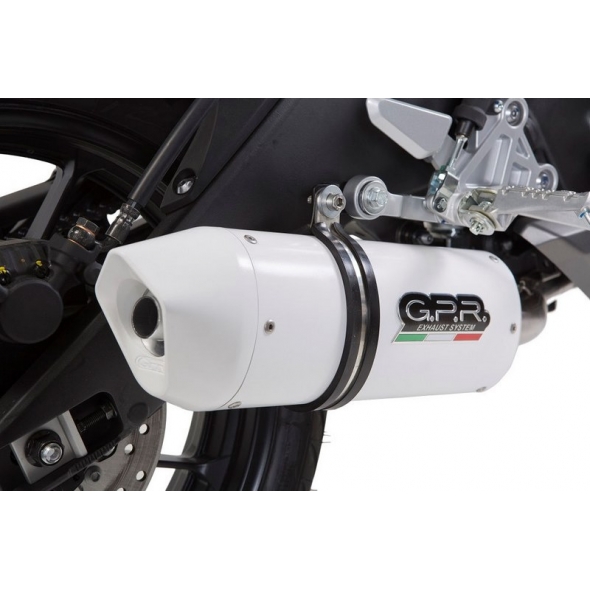 GPR Exhaust GPR Original For Yamaha Mt 125 2017/19 E4 Homologated Slip-On Exhaust Catalized Albus Evo4 | Y.205.CAT.ALB | gpr_Y-205-CAT-ALB | euronetbike-net