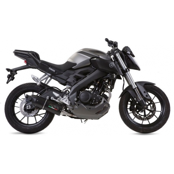 GPR Exhaust GPR Original For Yamaha Mt 125 2017/19 E4 Homologated Slip-On Exhaust Catalized Furore Evo4 Nero | Y.205.CAT.FUNE | gpr_Y-205-CAT-FUNE | euronetbike-net