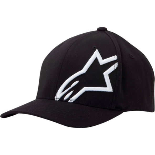 Alpinestars Alpinestars CORP SHIFT 2 CURVED BILL HAT BLACK/WHITE, Size-LXL | 1032-81008-1020-LXL | alp_1032-81008-1020-LXL | euronetbike-net