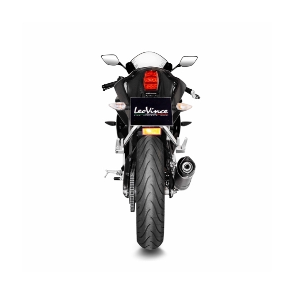 Leovince LEOVINCE SBK LV ONE EVO 1/1 YAMAHA MT-125/YZF-R125 CARB with catalyst ECE/EU-APPROVED CARBON FIBER FULL SYSTEM | 14341EK | leo_14341EK | euronetbike-net