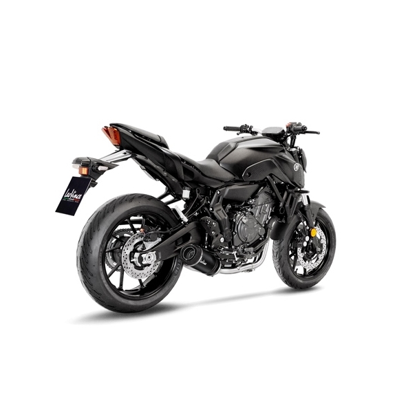 Leovince LEOVINCE SBK LV ONE EVO 2/1 YAMAHA MT-07 CARB with catalyst ECE/EU-APPROVED CARBON FIBER FULL SYSTEM | 14361EK | leo_14361EK | euronetbike-net