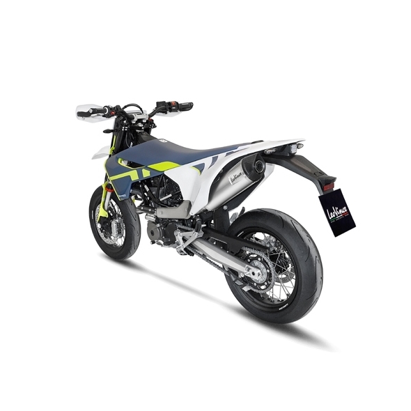 Leovince LEOVINCE SBK LV ONE EVO 1/1 HUSQVARNA 701 SUPERMOTO/ENDURO/ENDURO LR INOX with catalyst ECE/EU-APPROVED STAINLESS STEEL FULL SYSTEM | 14368EK | leo_14368EK | euronetbike-net