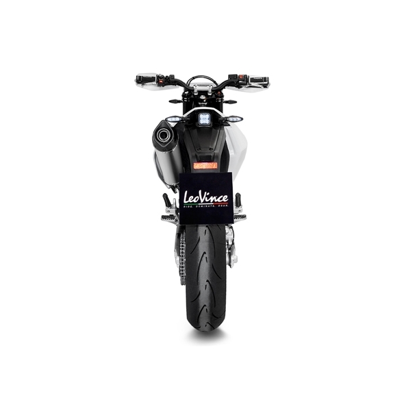 Leovince LEOVINCE SBK LV ONE EVO 1/1 HUSQVARNA 701 SUPERMOTO/ENDURO/ENDURO LR INOX with catalyst ECE/EU-APPROVED STAINLESS STEEL FULL SYSTEM | 14368EK | leo_14368EK | euronetbike-net