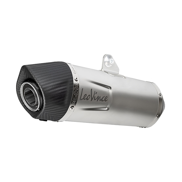 Leovince LEOVINCE SBK LV ONE EVOPIAGGIO VESPA GTS/SUPER 125 i.e. INOX with catalyst ECE/EU-APPROVED STAINLESS STEEL SLIP-ON | 14382EK | leo_14382EK | euronetbike-net
