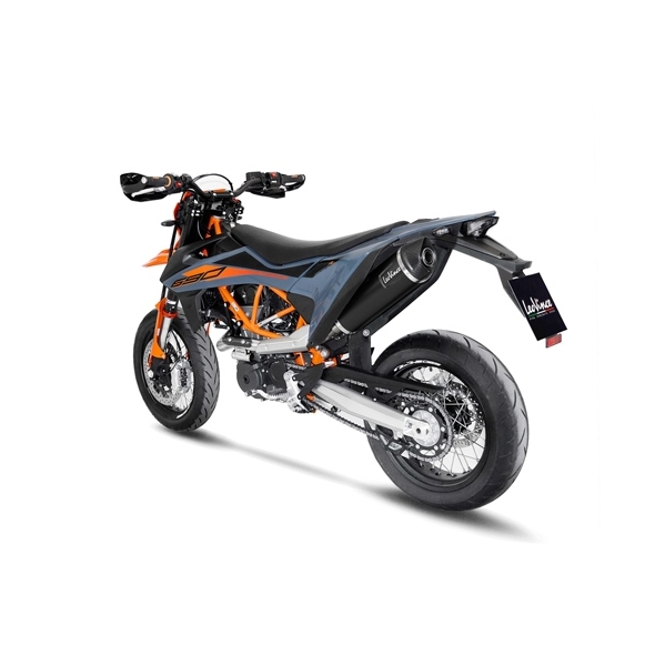 Leovince LEOVINCE SBK NERO 1/1 KTM 690 SMC R/ENDURO INOX with catalyst ECE/EU-APPROVED STAINLESS STEEL FULL SYSTEM | 14073K | leo_14073K | euronetbike-net