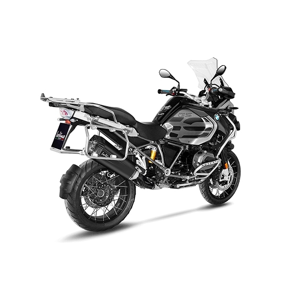 Leovince LEOVINCE SBK LV-12 BLACK BMW R 1200 GS/ADVENTURE- R 1250 GS/ADVENTURE ECE-APPROVED STAINLESS STEEL SLIP-ON | 15301B | leo_15301B | euronetbike-net