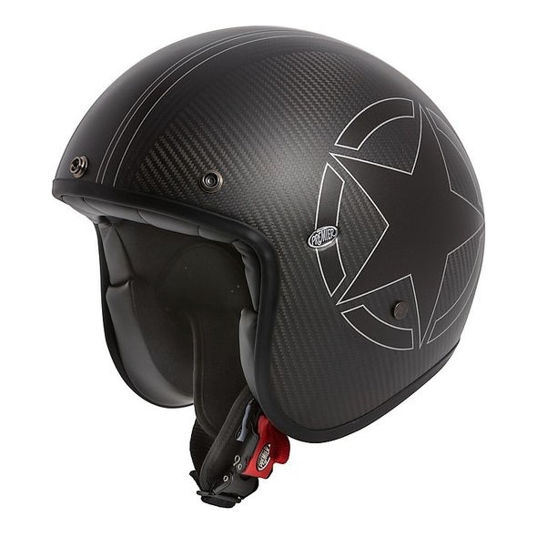 Premier Premier Open Face Helmet LE PETIT CLASSIC EVO STAR CARB BM | APJETPEECARSNC00XL | pre_APJETPEECARSNC00XL | euronetbike-net