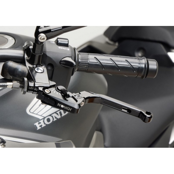 Protech PROTECH brake lever Race distance and length adjustable I foldable, Black | 65807020 | prt_65807020 | euronetbike-net