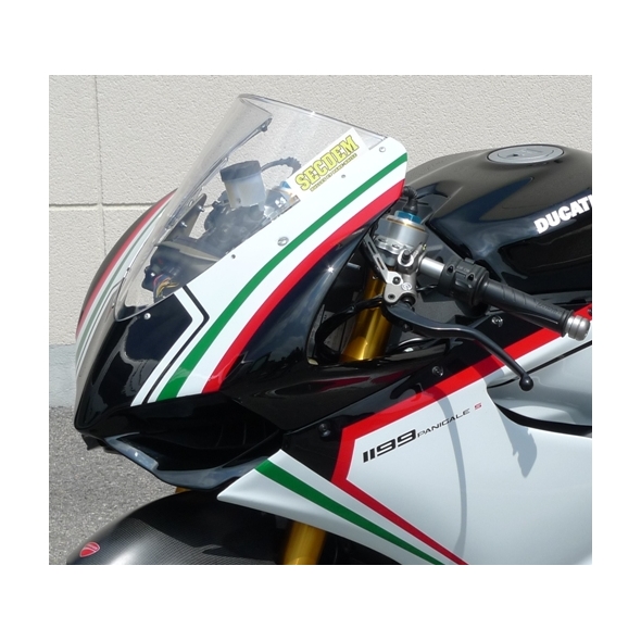 Secdem screens Secdem Screen double courbure DUCATI 899 PANIGALE (+5 cm / origine) 12/14, orange | BD035DCO | sec_BD035DCO | euronetbike-net