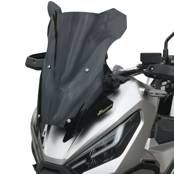 Secdem screens Secdem Racing Screen (-6cm) HONDA 750 X-ADV Dark Brown, Thickness 3 mm, Height 43 cm | BH198RCFF | sec_BH198RCFF | euronetbike-net