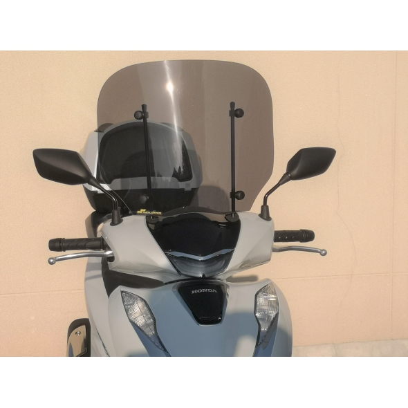 Secdem screens Secdem Windshield HONDA 125 SH i Fluo Blue, Thickness 3 mm, Height 37,5 cm | BH202HPBFL | sec_BH202HPBFL | euronetbike-net