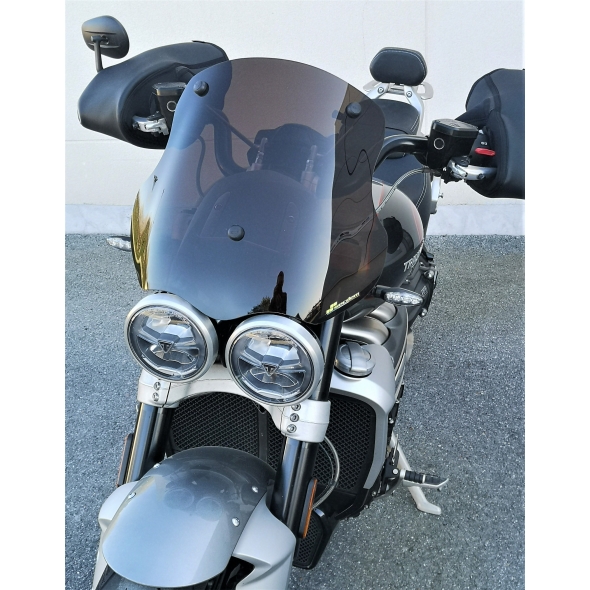 Secdem screens Secdem Windshield TRIUMPH ROCKET 3 GT R Clear, Thickness 4 mm, Height 42 cm | BT036SPIN | sec_BT036SPIN | euronetbike-net
