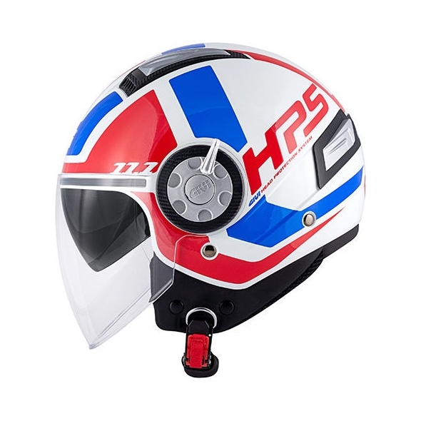 GIVI Parts Givi 11.1 AIR JET-R CLASS, White / red / blue, Size M | H111FCLWB58 | givi_H111FCLWB58 | euronetbike-net