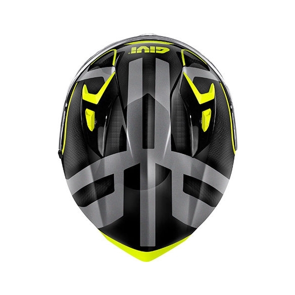 GIVI Parts Givi 50.8 RACER, Matt Black / Titanium / Yellow, Size XS | H508FRCBY54 | givi_H508FRCBY54 | euronetbike-net