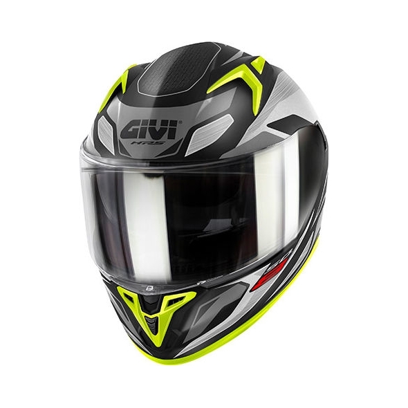 GIVI Parts Givi 50.8 BRAVE, Matt Black / Titanium / Yellow, Size XL | H508FBVBY61 | givi_H508FBVBY61 | euronetbike-net