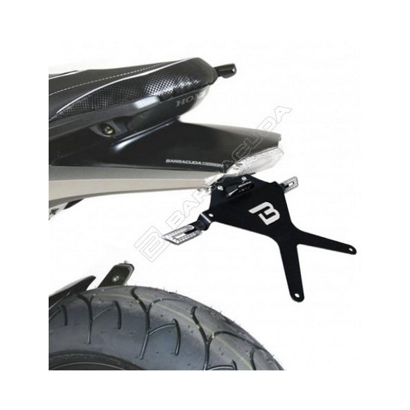 BARRACUDA BARRACUDA MOTO KIT LICENCE PLATE RECLINABLE + UNDERTAIL + REAR LED LIGHT E-MARKED | HN6104/07-BN | bar_HN6104-07-BN | euronetbike-net