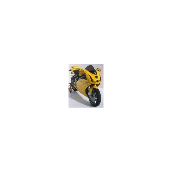 Ermax Ermax screen aeromax ermax for 749/999 r / s (+ kit fix ) 2003/2006 satin black | 070747015 | erm_070747015 | euronetbike-net