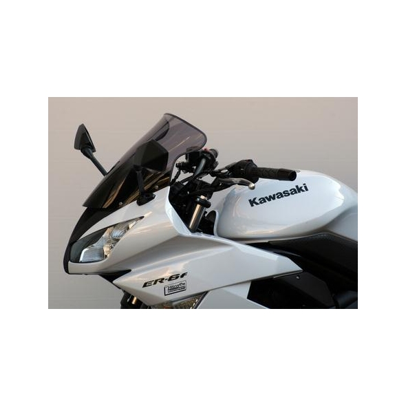 MRA screens MRA Windscreen has same shape as original "O" grey tinted "smoked" for KAWASAKI ER 6F (09-'11') | mra_4025066121175 | euronetbike-net