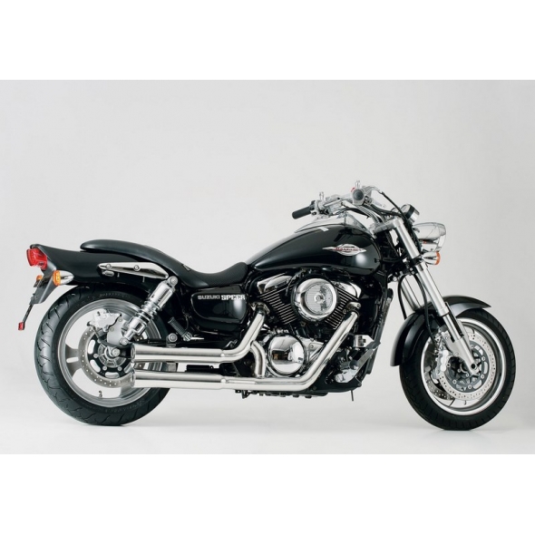 Falcon FALCON Double Groove complete exhaust system complete exhaust system (2-2) ,silver | 65250305 | fal_65250305 | euronetbike-net