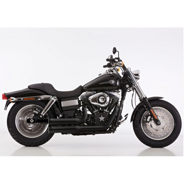 Falcon FALCON Double Groove complete exhaust system with cat complete exhaust system (2-2) ,"matt black" | 686983 | fal_686983 | euronetbike-net