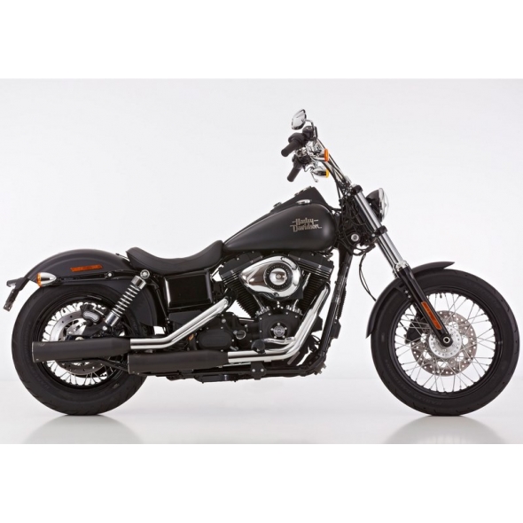 Falcon FALCON Double Groove slip on exhaust slip on exhaust (2-2) ,"matt black" | 686985 | fal_686985 | euronetbike-net
