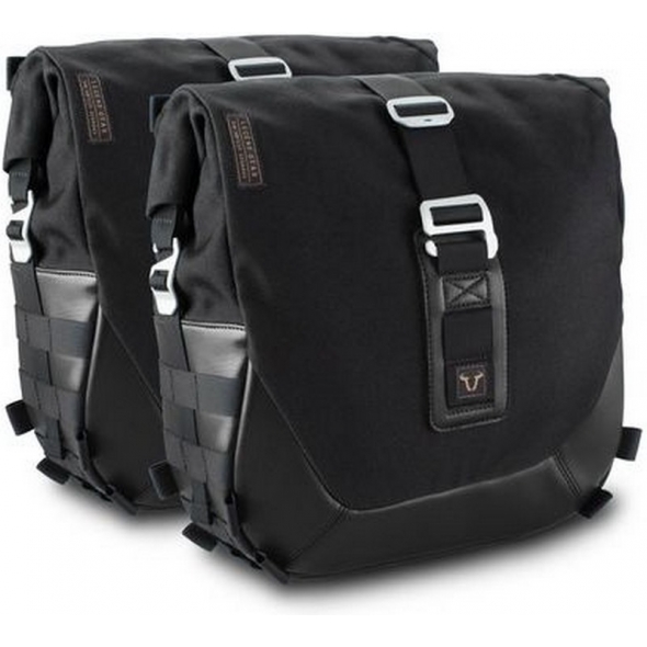 SW-Motech SW-MOTECH Legend Gear side bag system LC Black Edition Moto Guzzi V7 III (16-). | BC.HTA.17.595.20300 | sw_BC_HTA_17_595_20300 | euronetbike-net
