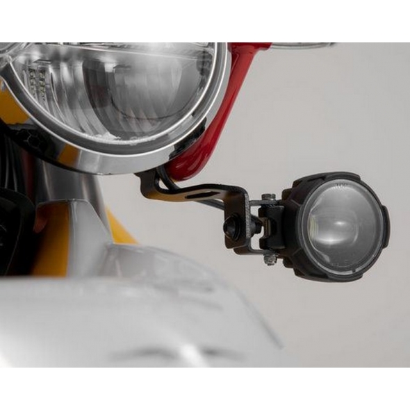 SW-Motech SW-MOTECH Light mounts Black. Moto Guzzi V85 TT (19-). | NSW.17.925.10000/B | sw_NSW_17_925_10000B | euronetbike-net
