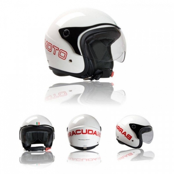 BARRACUDA Barracuda Helmet Fibra | FIBRA-BIANCO-M | bar_FIBRA-BIANCO-M | euronetbike-net