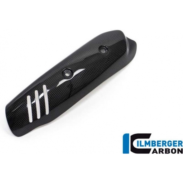 Ilmberger Carbon Ilmberger Exhaust Protector Manifold gloss Ducati Scrambler'16 | ilm_AHK_023_DS15G_K | euronetbike-net