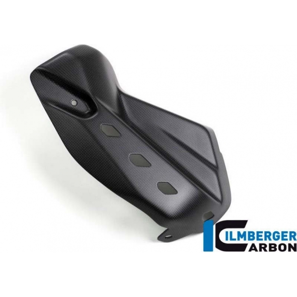 Ilmberger Carbon Ilmberger Exhaust Protector matt Ducati MTS 1200'16 Enduro | ilm_AHS_102_ME16M_K | euronetbike-net