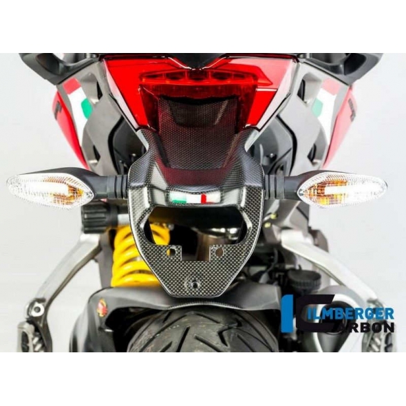 Ilmberger Carbon Ilmberger Numberplate holder matt surface Ducati MTS 1200'15 | ilm_NHO_106_D15MM_K | euronetbike-net