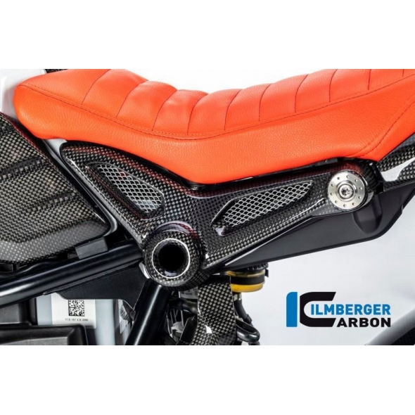 Ilmberger Carbon Ilmberger REAR FRAME COVER LEFT BMW R NineT | ilm_RAL_011_NINET_K | euronetbike-net