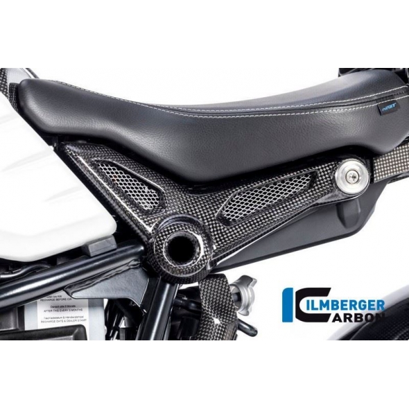 Ilmberger Carbon Ilmberger REAR FRAME COVER LEFT BMW R NineT | ilm_RAL_011_NINET_K | euronetbike-net