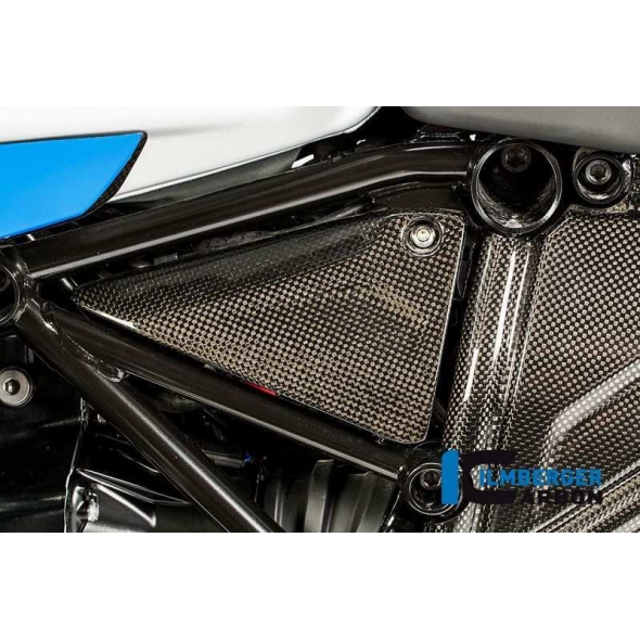 Ilmberger Carbon Ilmberger Triangular Frame Cover Left Carbon - BMW R 1200 GS (LC) from 2013 / R 1200 R (LC) from 2015 / R 1200 | ilm_RDL_013_GS12L_K | euronetbike-net
