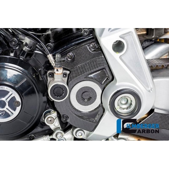 Ilmberger Carbon Ilmberger Sprocket cover gloss Ducati XDiavel'16 | ilm_RIA_011_XD16G_K | euronetbike-net