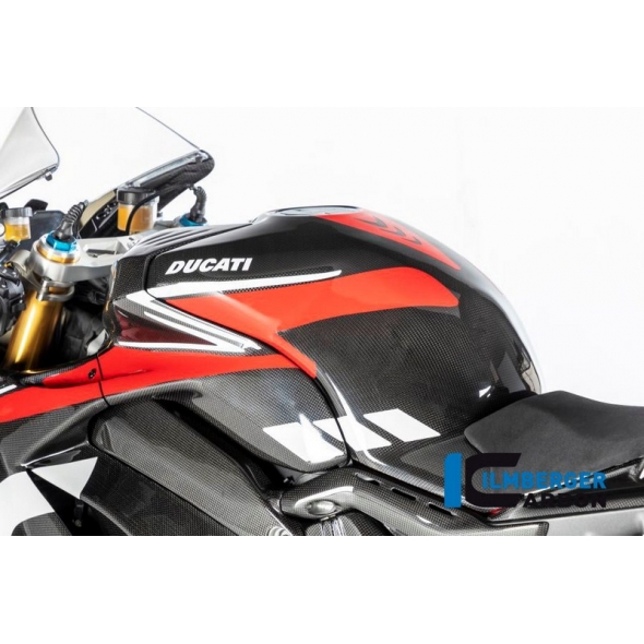 Ilmberger Carbon Ilmberger Upper tankcover gloss Panigale V4 Racing | TAO.057.D4RAG.K | ilm_TAO_057_D4RAG_K | euronetbike-net