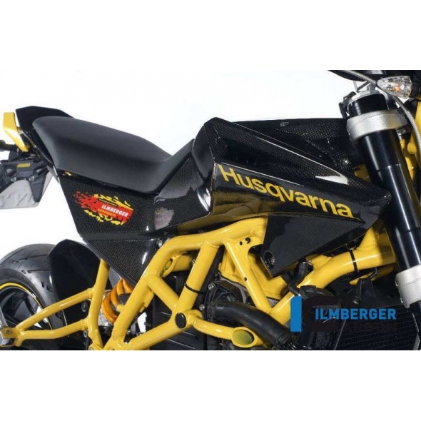 Ilmberger Carbon Ilmberger Fairing Side Panel right Side Carbon - Husqvarna 900 / 900 R | ilm_VSR_004_NUDA9_K | euronetbike-net